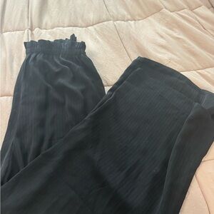 Pinkblush Black Pleated Pants